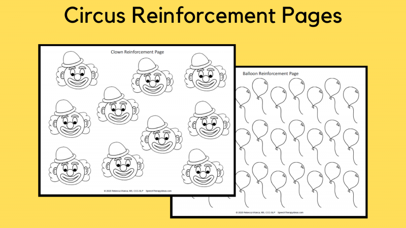 Circus Reinforcement Pages