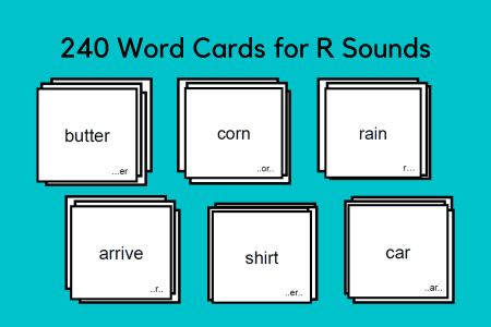 Word Cards for R Sounds