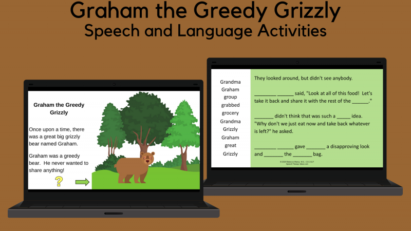 Graham The Greedy Grizzly Story