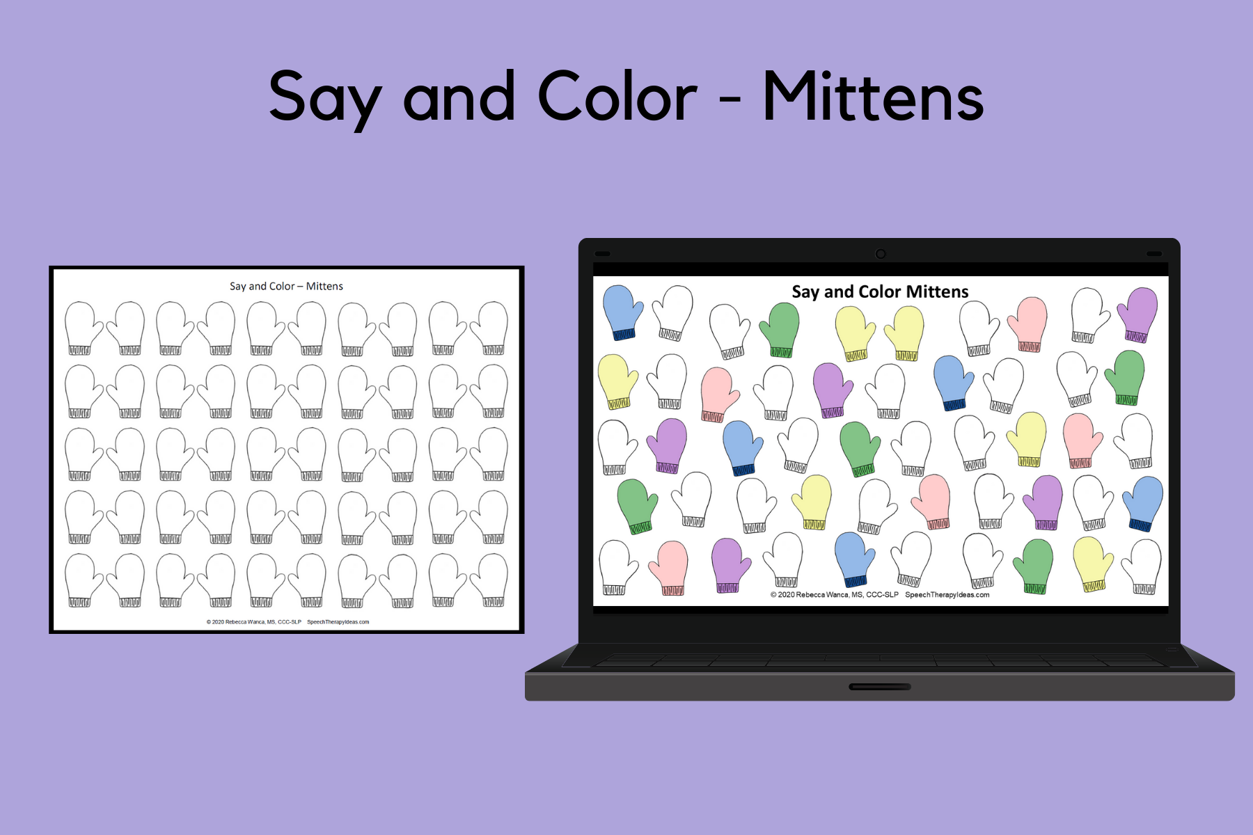 Say And Color – Mittens