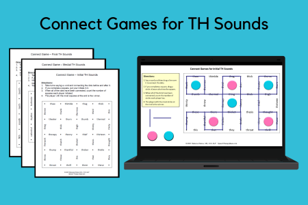 Connect Games for TH Sounds