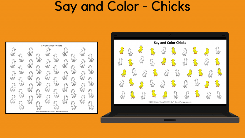 Say And Color – Chicks