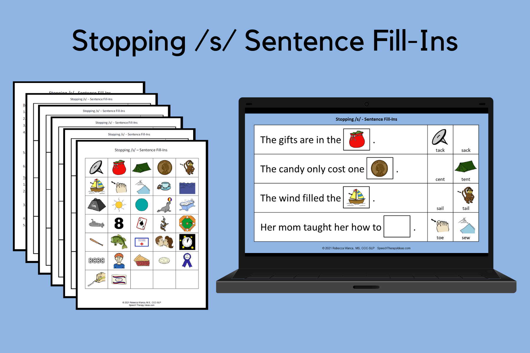 Stopping /s/ Sentence Fill-Ins