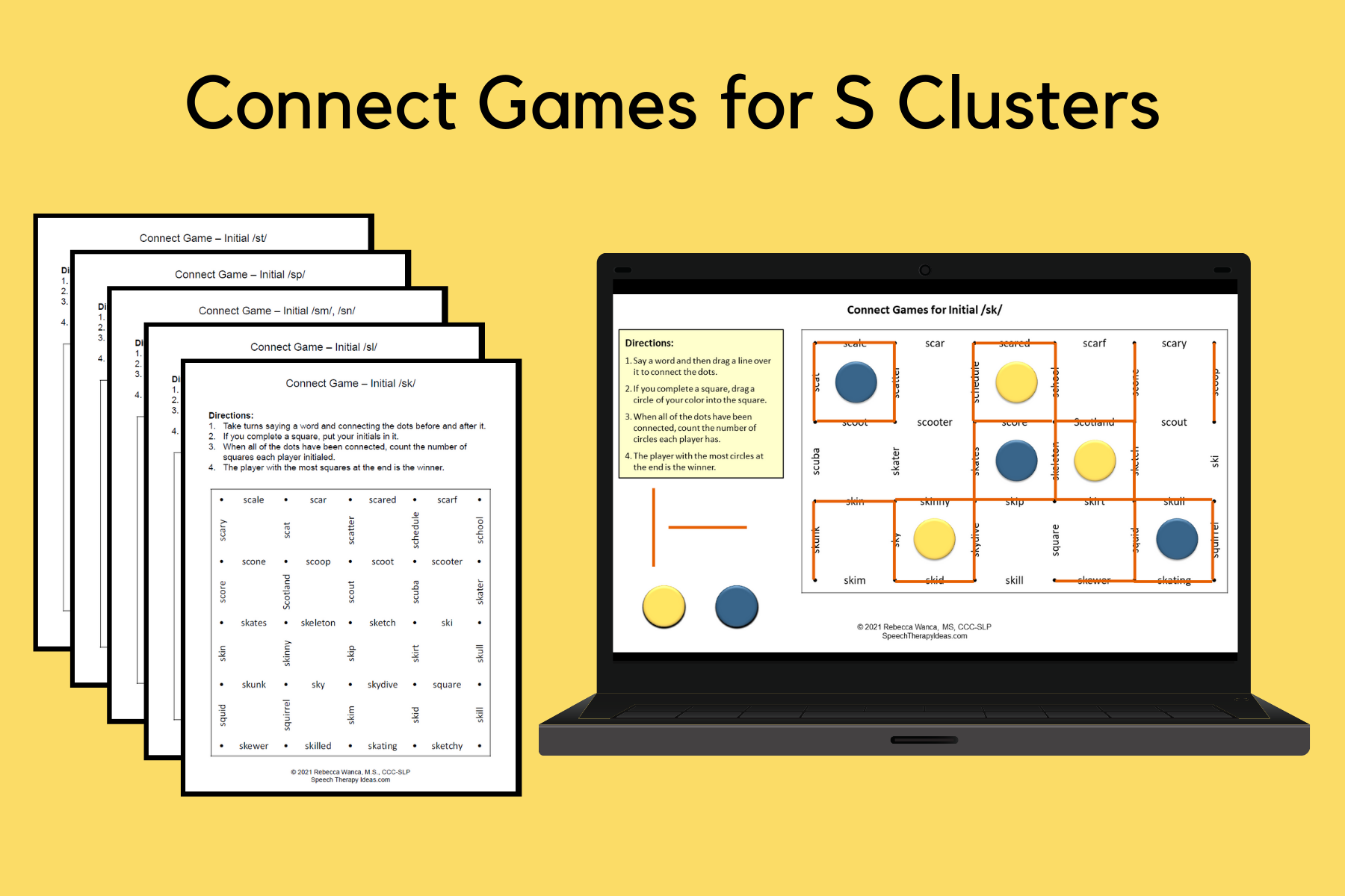 Connect Games for S Clusters