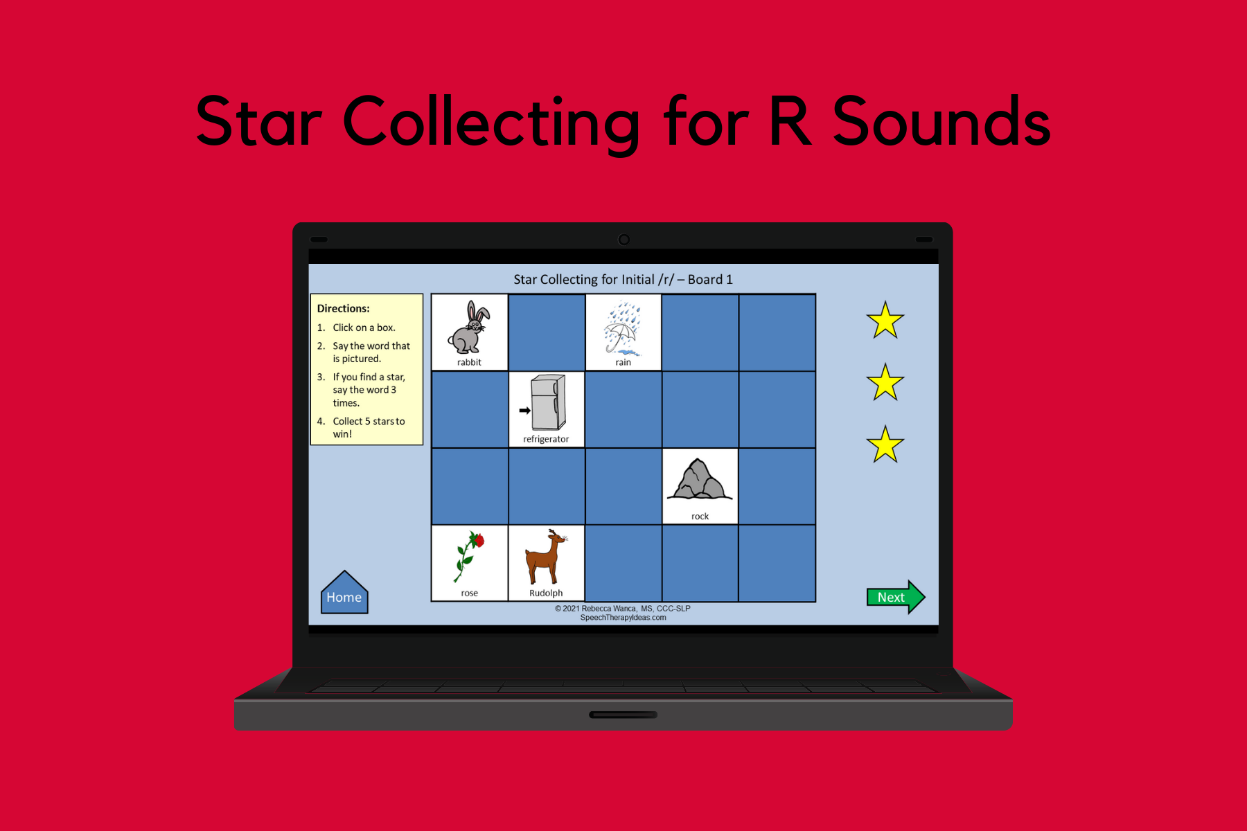 Star Collecting For R Sounds
