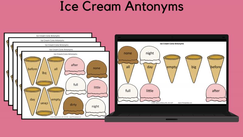 Ice Cream Antonyms