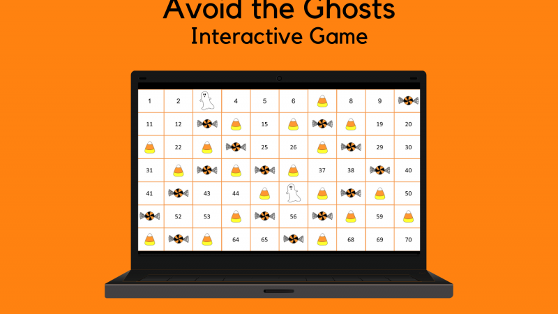 Avoid The Ghosts Interactive Game