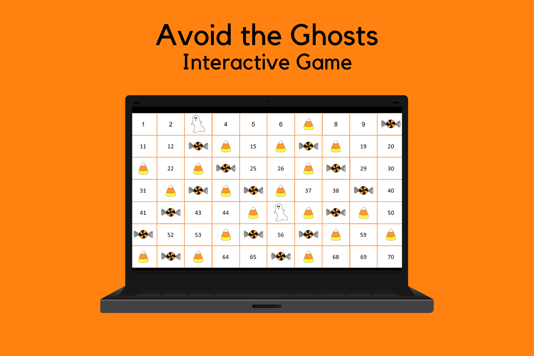 Avoid The Ghosts Interactive Game