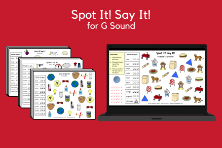 Spot it! Say it! for G Sound