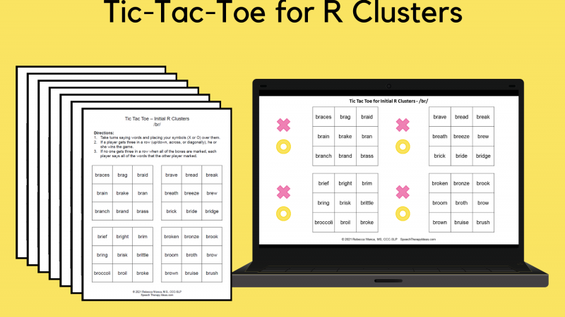 Tic Tac Toe For R Clusters