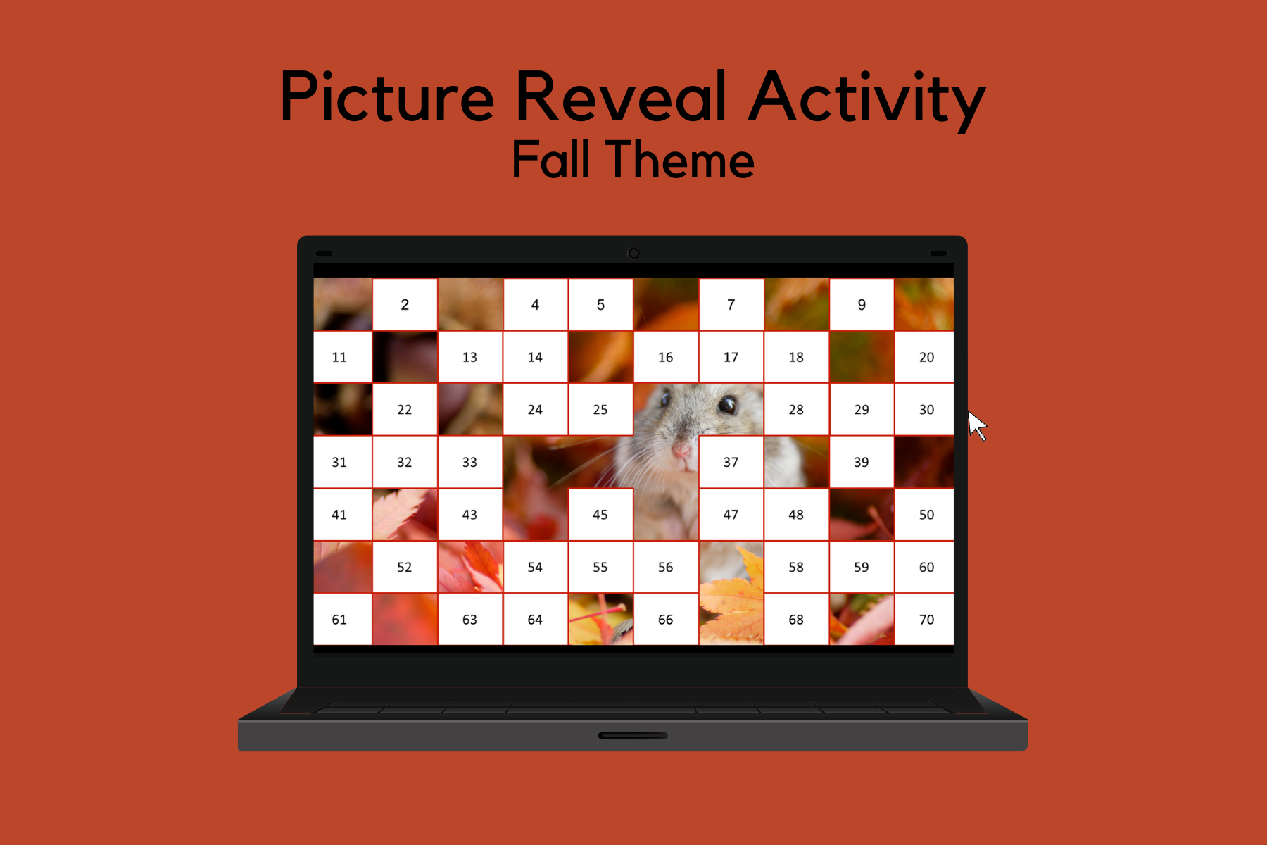 Picture Reveal Activity – Fall Theme