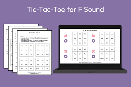 Tic-Tac-Toe for F Sound