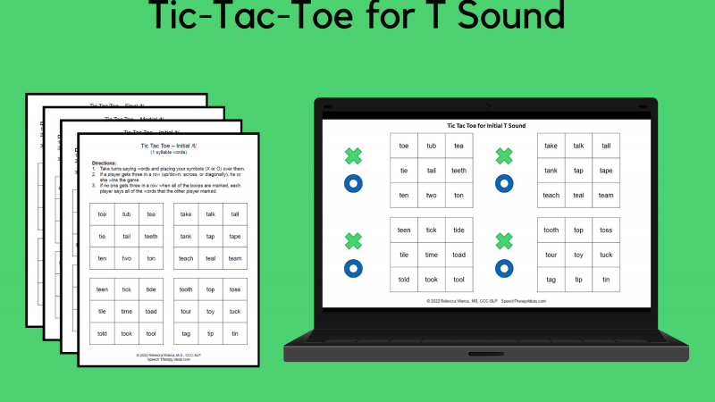 Tic Tac Toe For T Sound