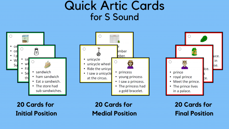 Quick Artic Cards For S Sound