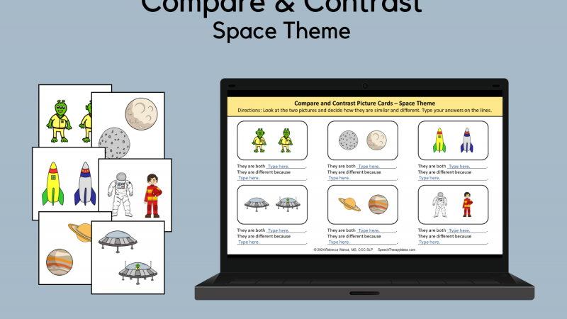 Compare And Contrast – Space Theme