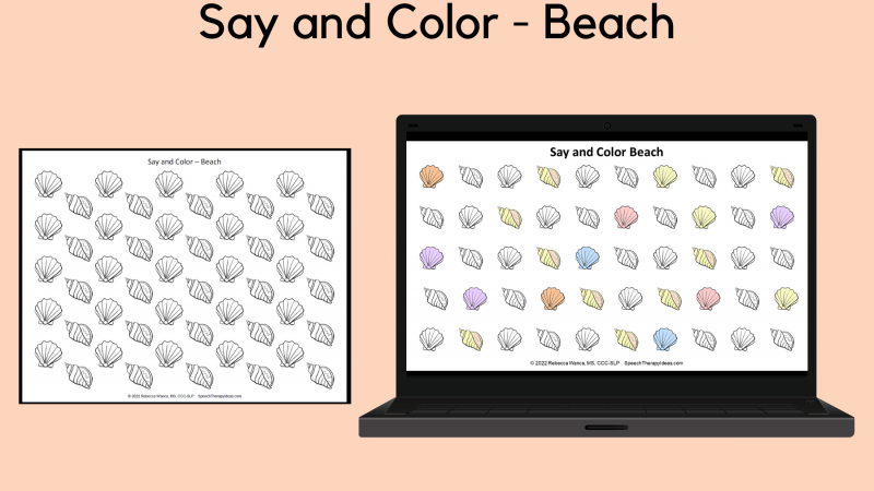 Say And Color – Beach