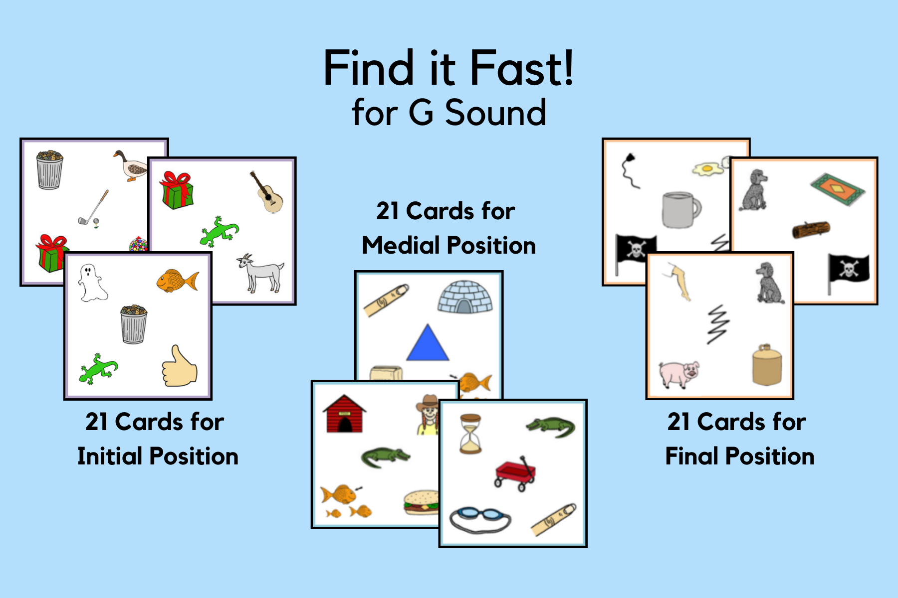 Find It Fast Game for G Sound