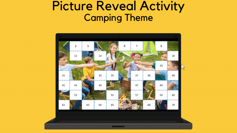 Picture Reveal – Camping Theme