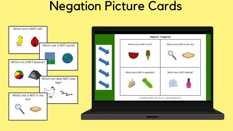 Negation Picture Cards