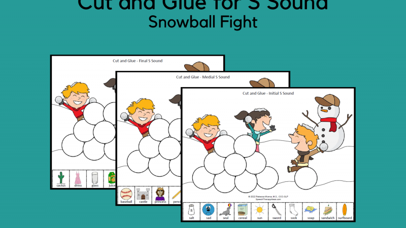 Cut And Glue For S Sound – Snowball Fight