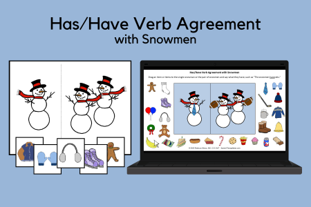 Has/Have Verb Agreement with Snowmen