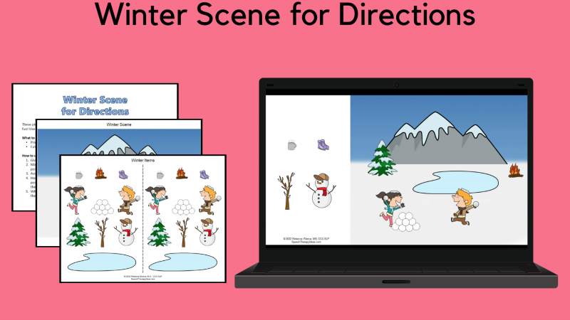 Winter Scene For Directions
