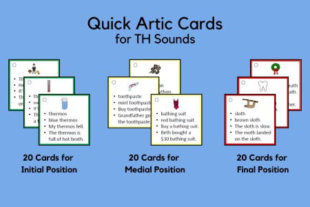 Quick Artic Cards for TH Sounds