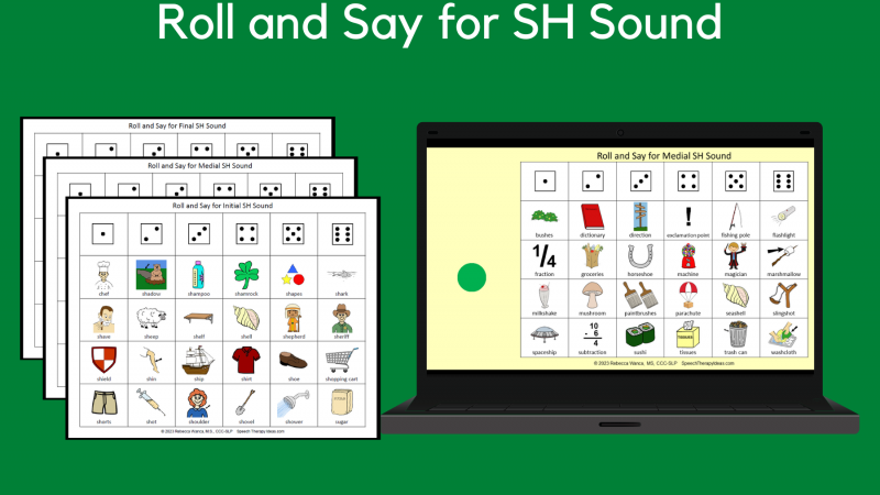 Roll And Say For SH Sound
