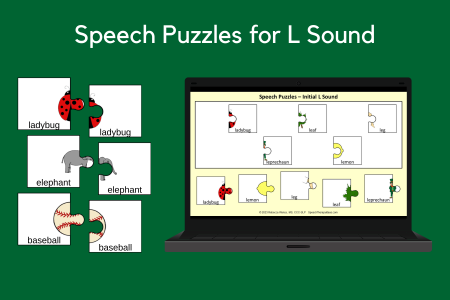 Speech Puzzles for L Sound