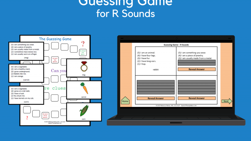 Guessing Game – R Sounds