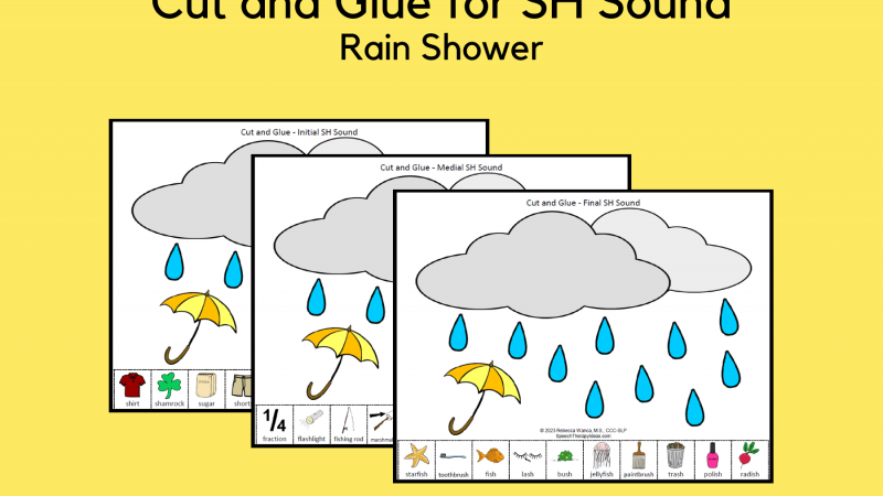 Cut And Glue For SH Sound – Rain Shower