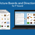 Picture Boards And Direction Following For F Sound