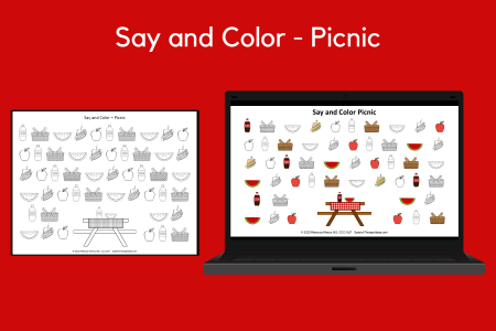 Say and Color - Picnic