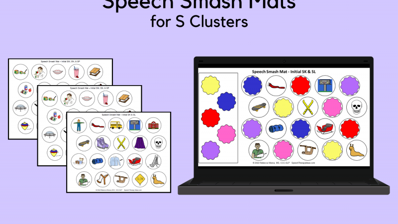 Speech Smash Mats For S Clusters