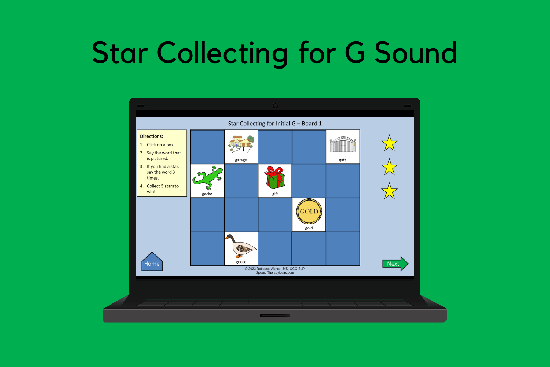 Star Collecting for G Sound