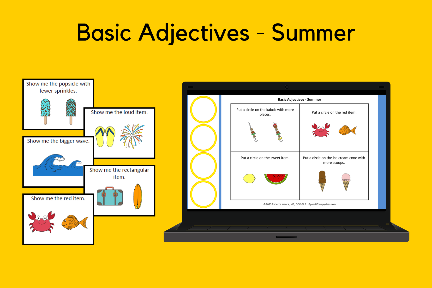 Basic Adjectives – Summer