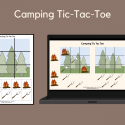 Camping Tic-Tac-Toe Reinforcement Activity