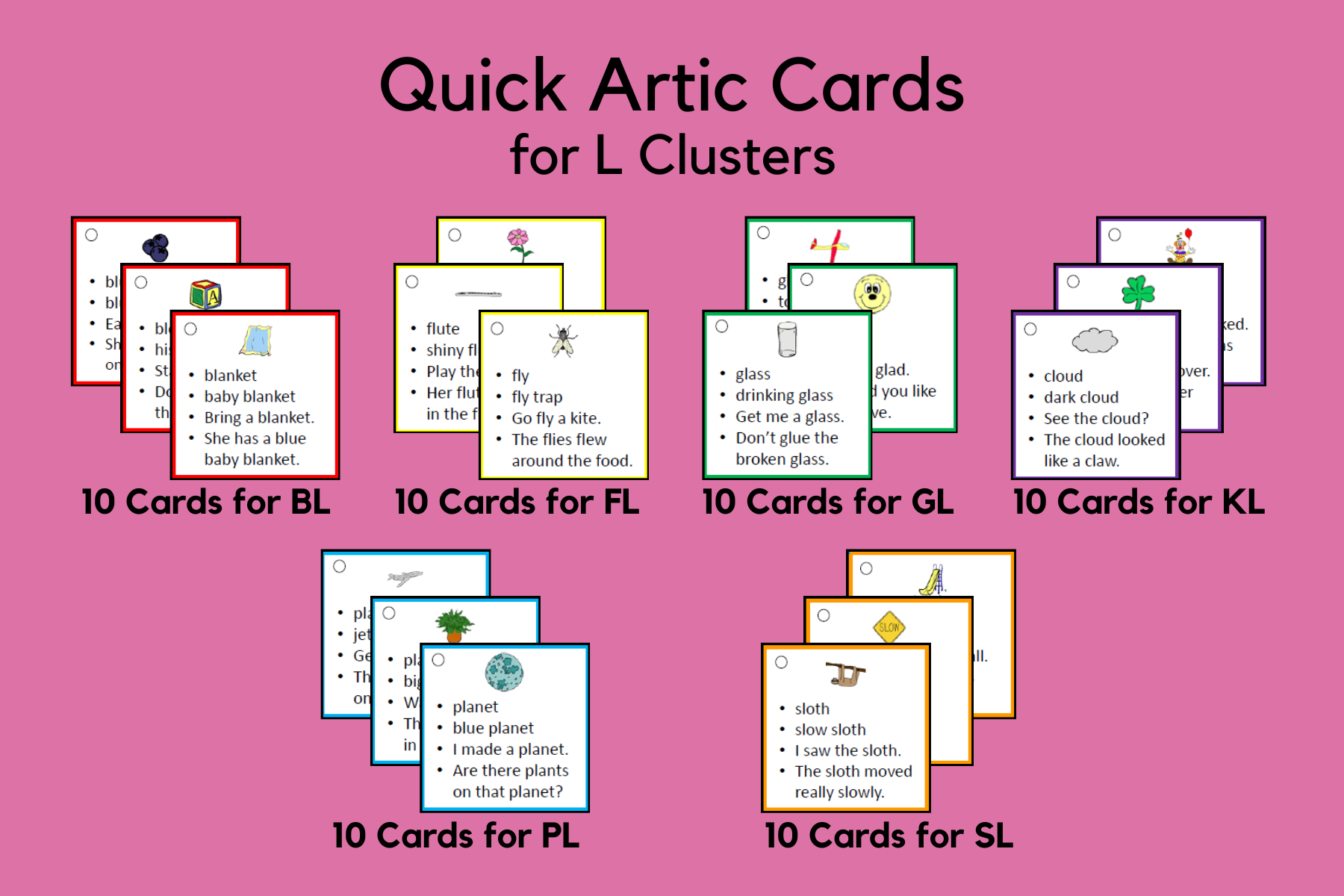 Quick Artic Cards For L Clusters