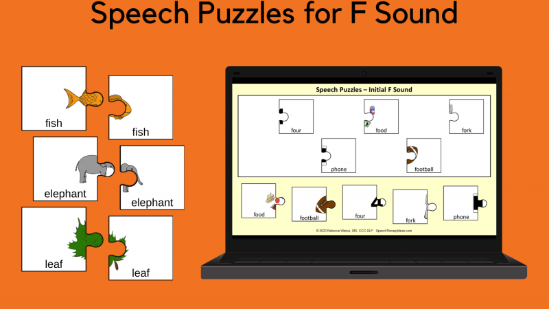Speech Puzzles For F Sound