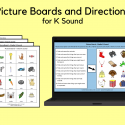 Picture Boards And Direction Following For K Sound