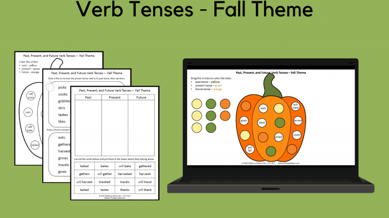 Verb Tenses – Fall Theme