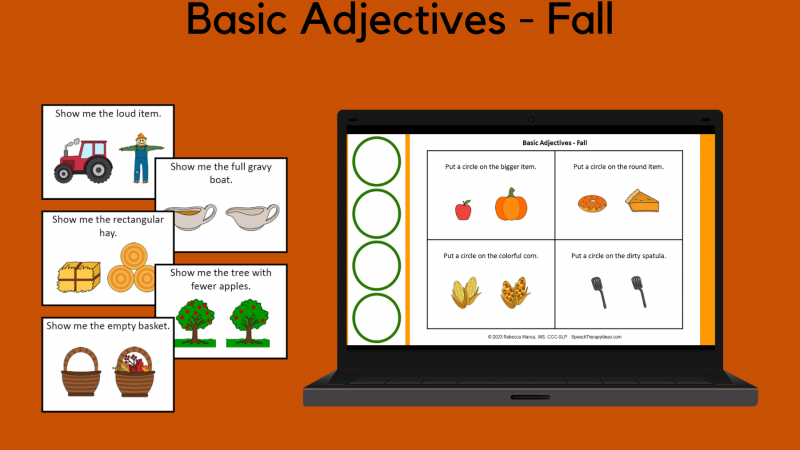 Basic Adjectives – Fall