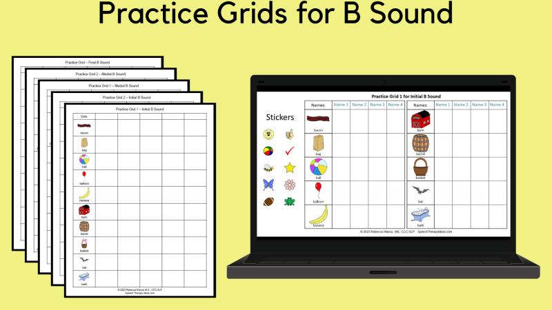 Practice Grids For B Sound