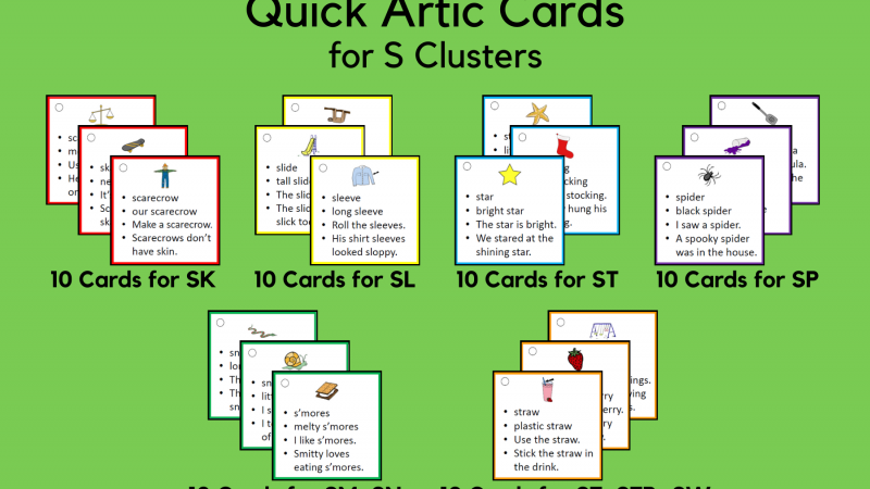 Quick Artic Cards For S Clusters