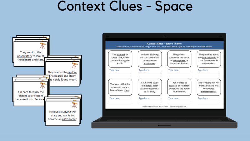 Context Clues – Space Theme