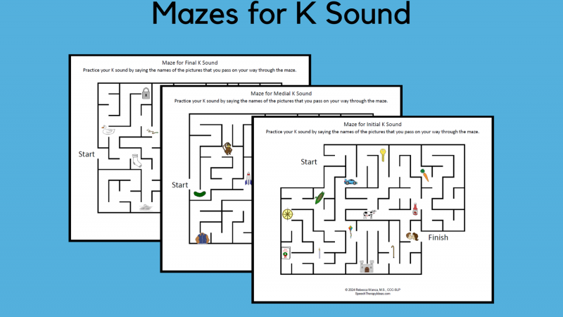 Mazes For K Sound