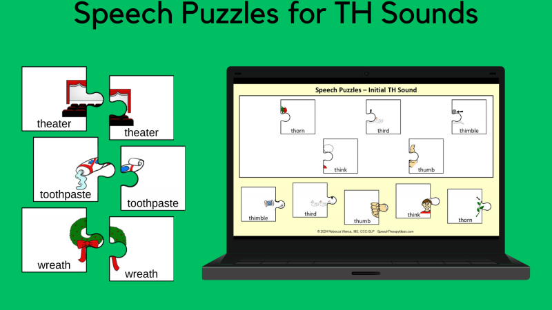 Speech Puzzles For TH Sounds
