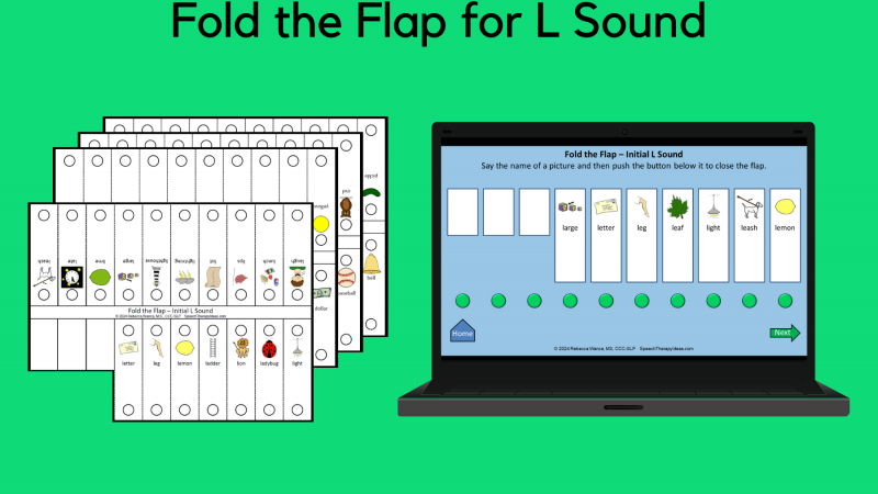 Fold The Flap For L Sound