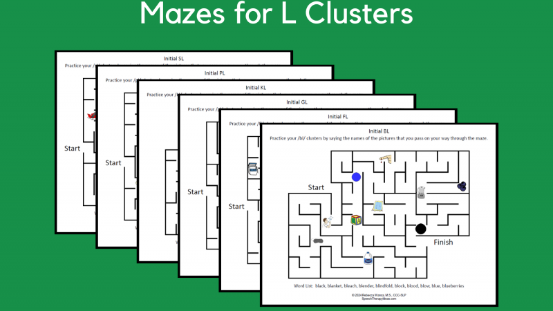 Mazes For L Clusters