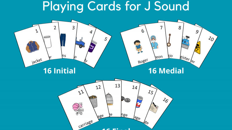 Playing Cards For J Sound